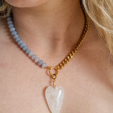 Hanger Quartz Heart