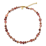 Ketting Kralen Dusty Rose