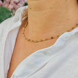 Ketting Shimmer Peridot groen